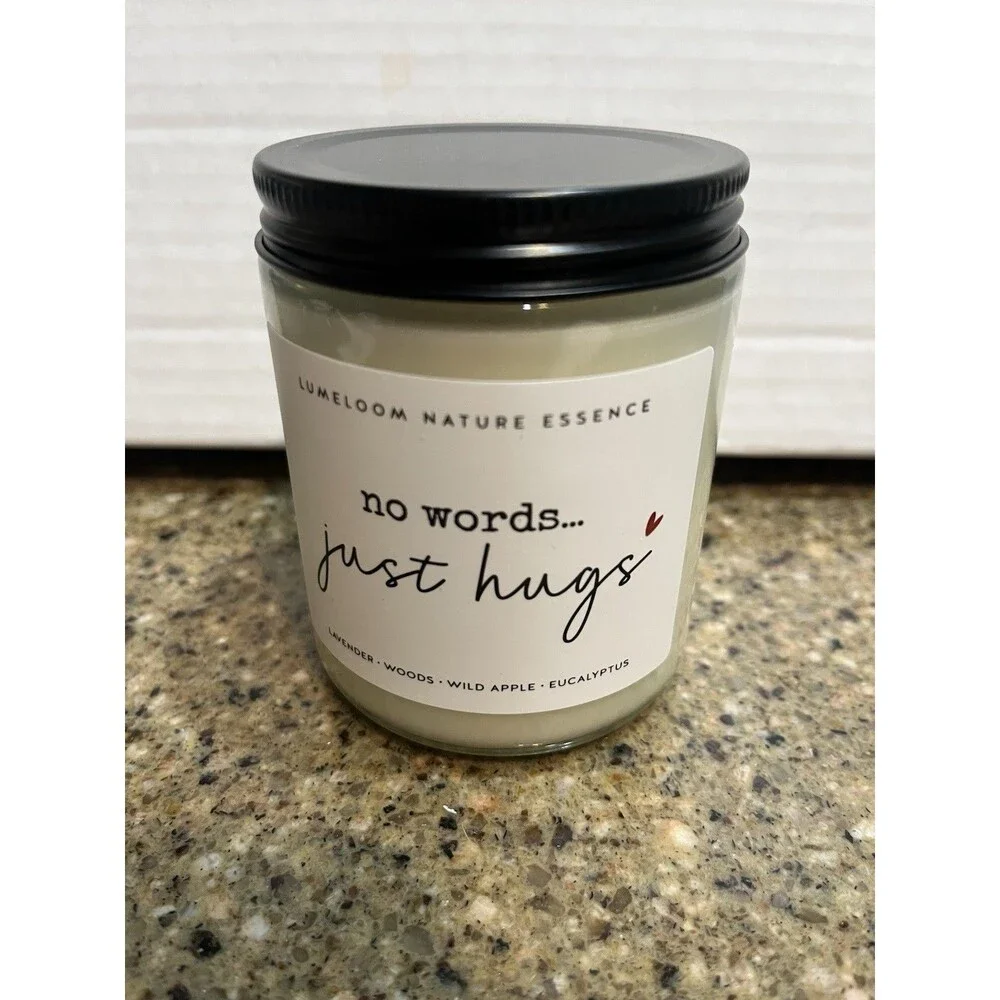 Lumeloom Candle No Words Just Hugs
